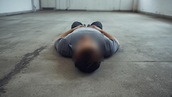 Al parecer, el golpe fue tan fuerte que el hombre quedó inconsciente, y muerió.  /  Foto ilustrativa generada con IA Canvas