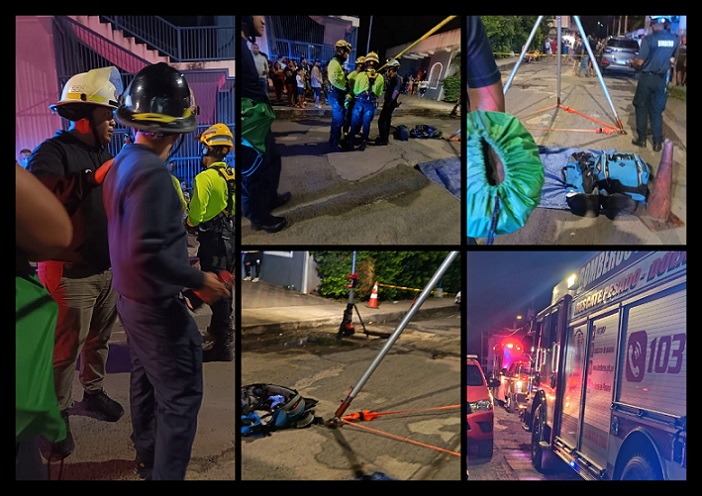 Residentes del área no podían creer lo sucedido.  / Fotocomposición: BCBRP