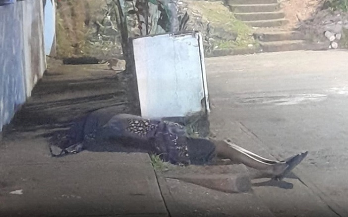 El hombre murió en la escena del crimen.  /  Foto: ghettonews507pty