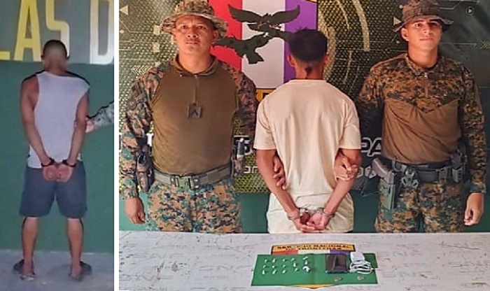 Los capturados serán puestos a órdenes de las autoridades correspondientes.  /  Foto: Senafront