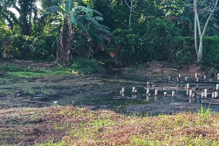 Ante este problema muchos residentes han optado por abandonar la barriada Villa Marina. Foto. Melquíades Vásquez
