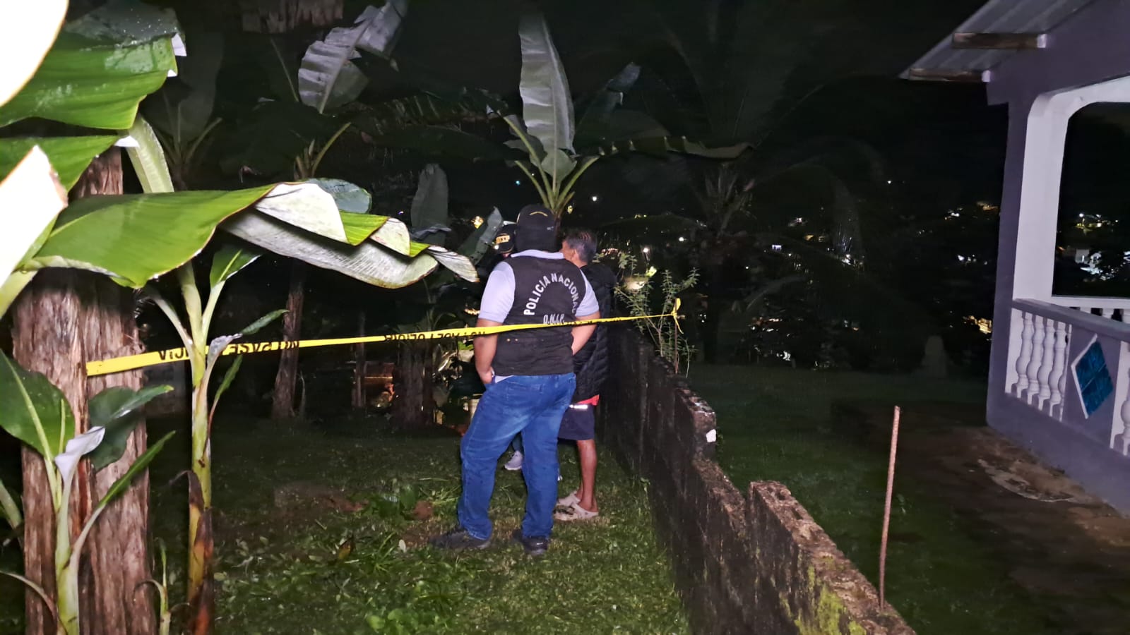 Todo el perímetro fue cerrado para preservar la escena del crimen. Foto: Cortesía