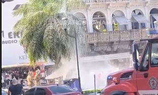 La gente comenzó a correr tras percatarse de lo que se trataba. 