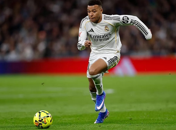 Kylian Mbappé, delantero del Real Madrid. Foto: Real Madrid