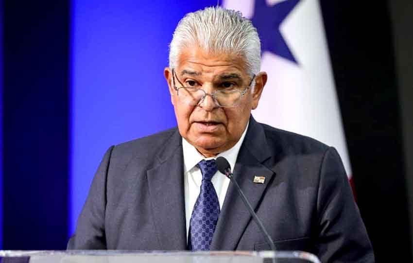 Presidente de Panamá, José Raúl Mulino.