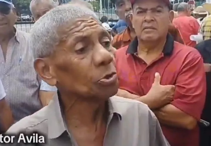 Héctor Ávila, dirigente de los jubilados. 