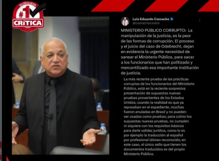 El diputado Luis Eduardo Camacho calificó la situación como “la peor de las formas de corrupción” 