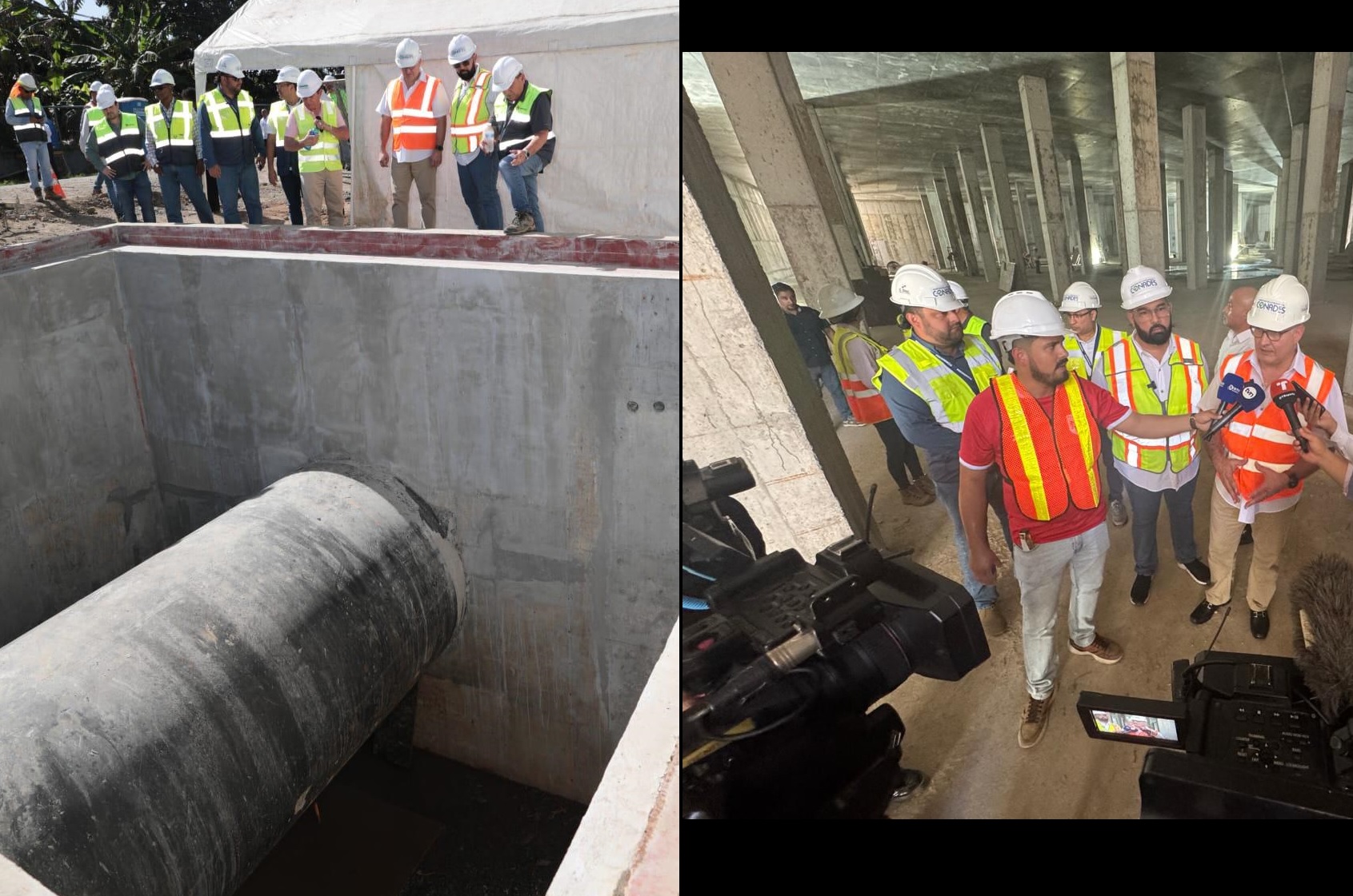 Los tanques de Altos de Tocumen y María Henríquez almacenarán unos 10 millones de galones, y las pruebas finales de hermeticidad y desinfección se harán este mes. 