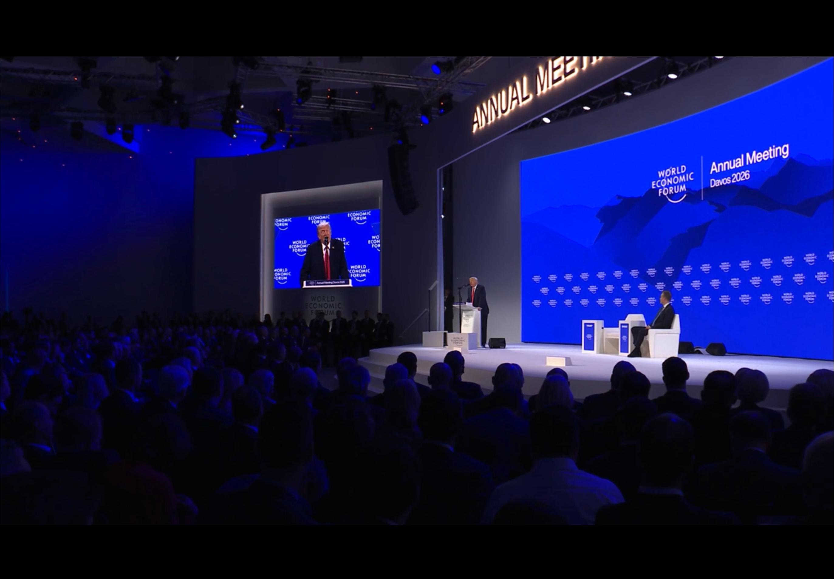 Cumbre de Davos, Suiza. 