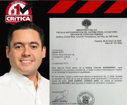 El exvicepresidente Carrizo se encuentra en Guatemala desde hace una semana.