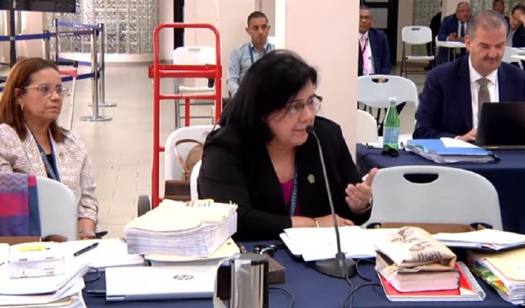 La representante de la fiscalía, Ruth Morcillo.