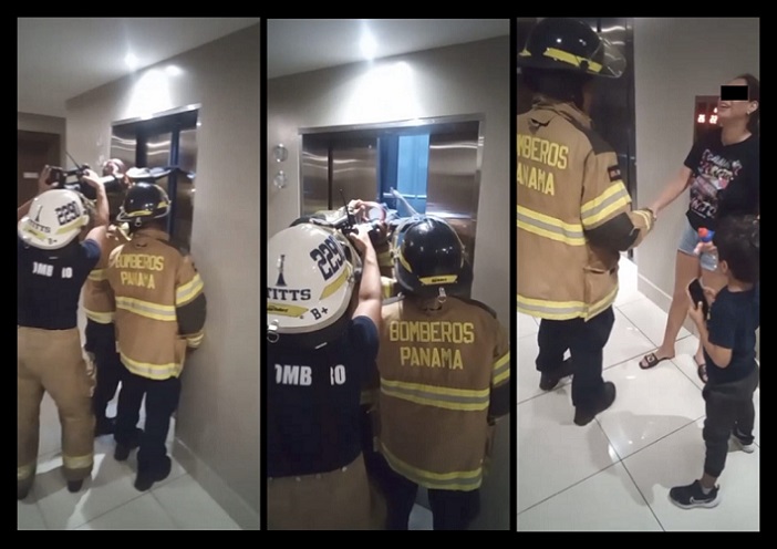 Estuvieron encerrados más de una hora.  /  Fotocomposición: BCBRP