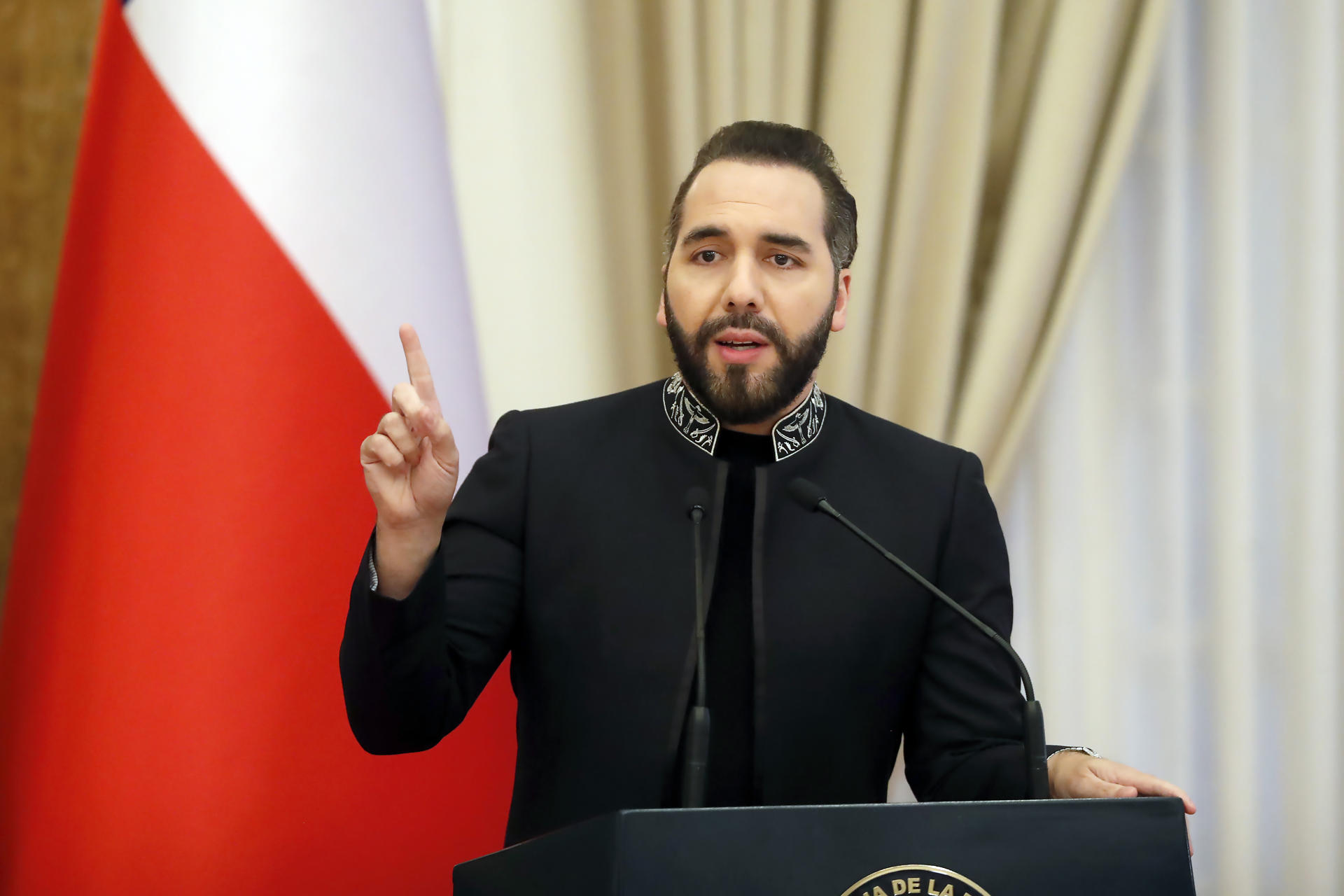 Bukele defiende régimen de excepción y arremete contra ONG. /Foto: EFE