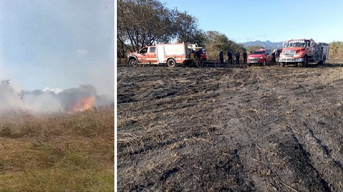Ante la magnitud de ambos IMAVE, el Cuerpo de Bomberos ha solicitado la colaboración de personal entrenado en extinción de incendios forestales del Sinaproc. /  Fotos: BCBRP