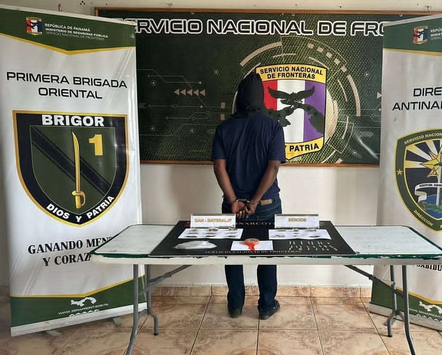 La aprehensión se dio en la comunidad de Santa Fe. Foto : Cortesía 