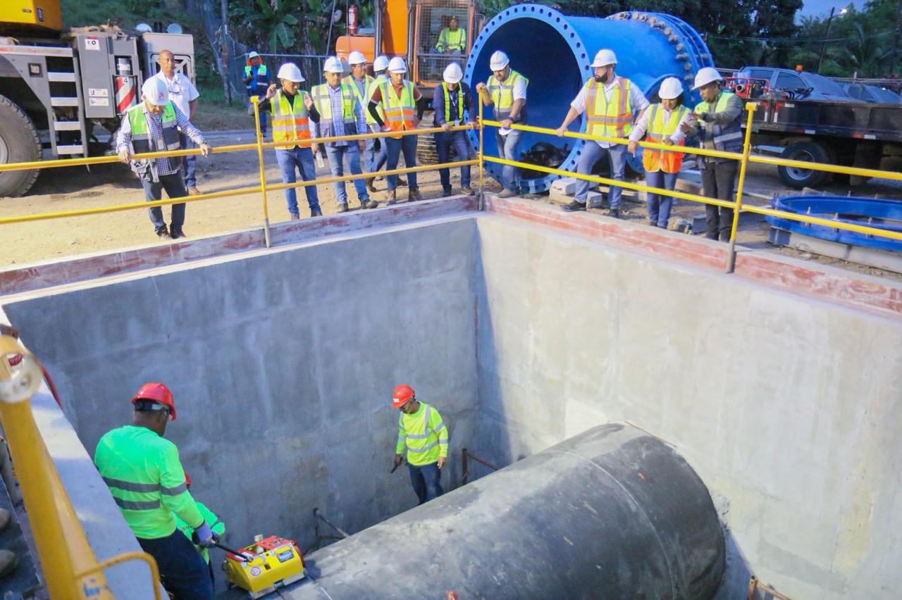 La interconexión del Anillo Hidráulico Este inicio puntual este sábado 31 de enero. Foto: Cortesía