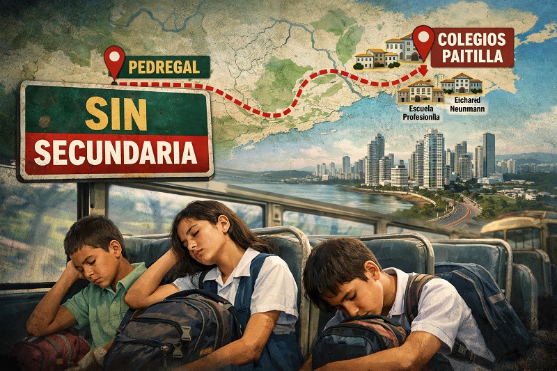 ¡Pedregal sin secundaria! Jóvenes recorren largas distancias cada día para estudiar, mientras esperan que las autoridades actúen. 