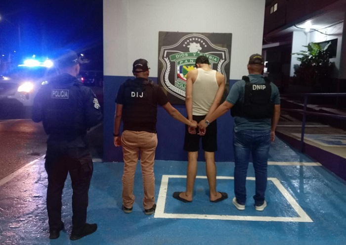 El sospecho será remitido al Ministerio Público.  /  Foto: PN