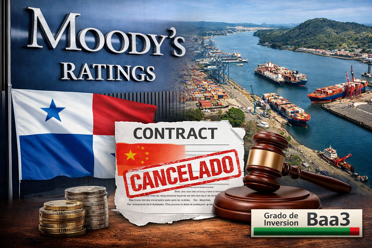 Moody’s Ratings señaló que la anulación de la concesión portuaria a CK Hutchison en los alrededores del Canal de Panamá no impacta de forma inmediata el perfil crediticio del país.