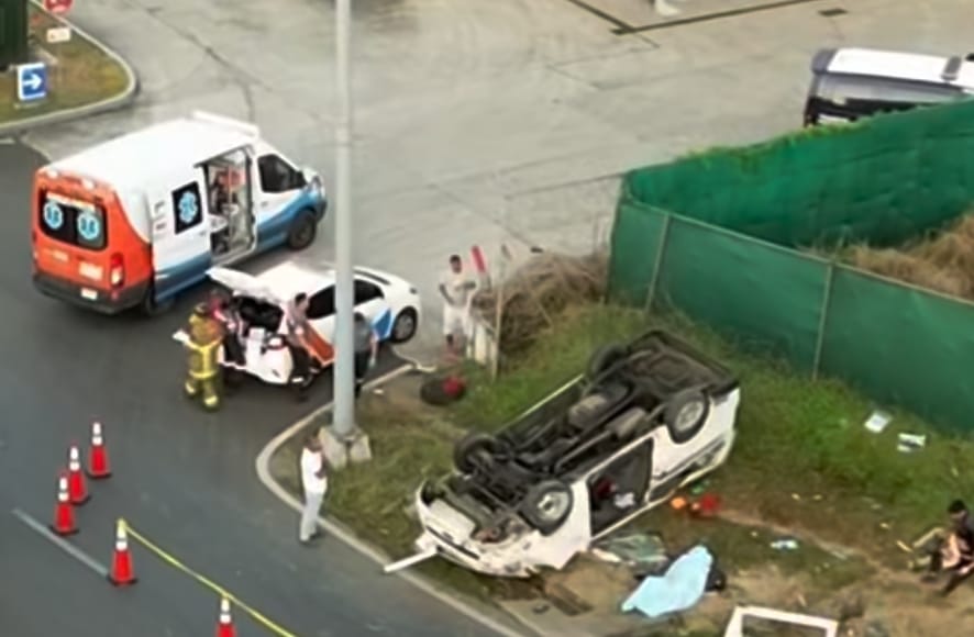 El hecho dejó como saldo una mujer mu3rta y 14 heridos, uno de ellos perdió un brazo y está grave. /  Captura de video: RS
