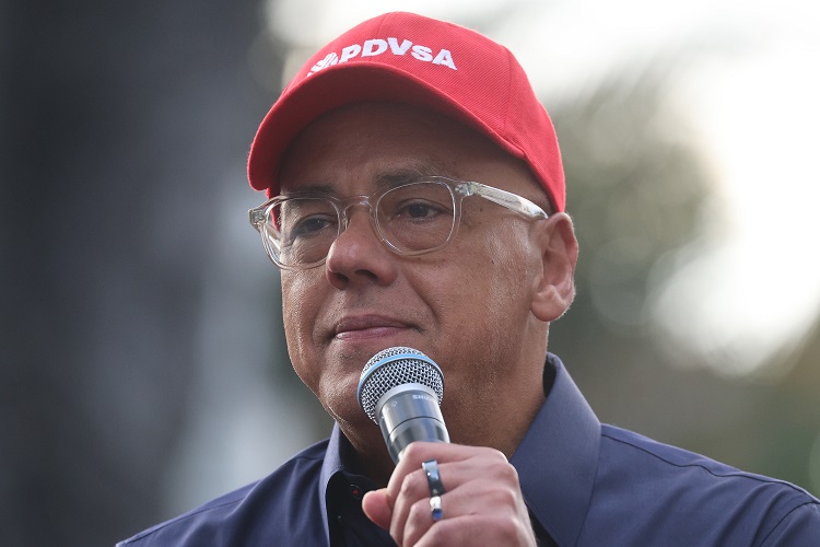 Jorge Rodríguez, presidente del parlamento venezolano. Foto. EFE