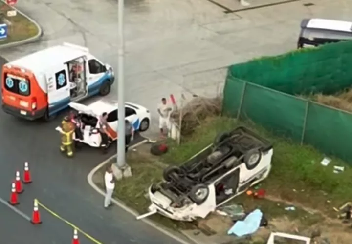El accidente dejó un muerto y 14 heridos. Foto: Cortesía