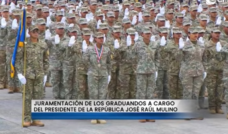 Juramentación de nuevos miembros de la Fuerza Pública 