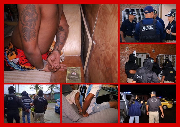 La Operación Golpe se desarrolló tras una investigación que inició en el 2023.  /  Fotocomposicipon: PN