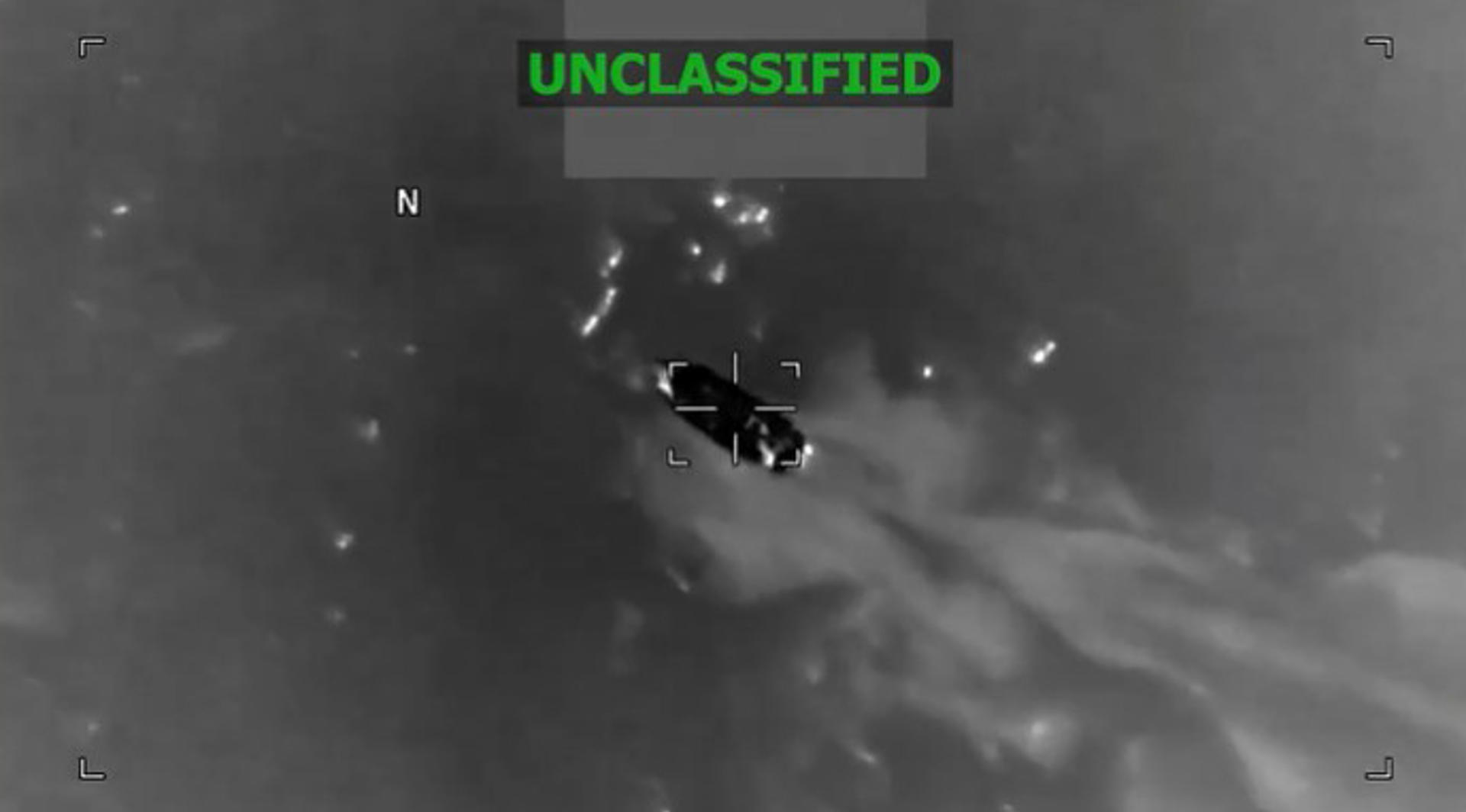 Captura de un video difundido en la cuenta en X @Southcom del Comando Sur de las fuerzas armadas de EE.UU. /Foto: EFE