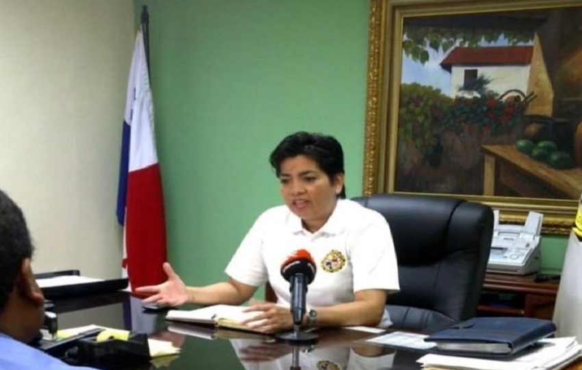 La exmiembro de la Policía Nacional, Damaris Rodríguez.