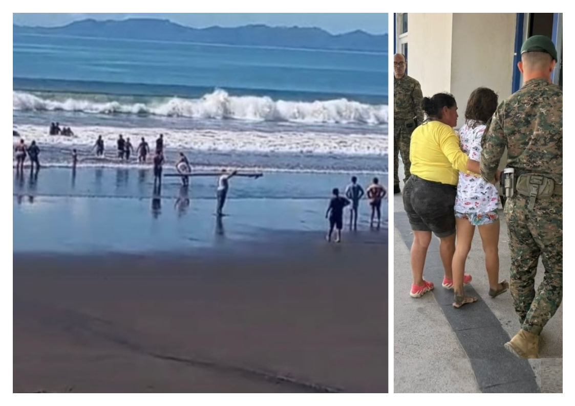 La menor fue trasladada de urgencia al Hospital Dionisio Arrocha, en Puerto Armuelles, donde recibe atención médica.  /  Foto: Senafront