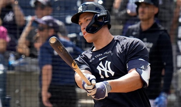 Aaron Judge, jardinero de los Yankees de Nueva York.