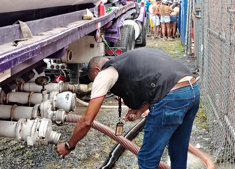 La inspección se inició en las comunidades del 20 y Gatuncillo Norte, ambos en el corregimiento de San Juan. Foto. Diómedes Sánchez