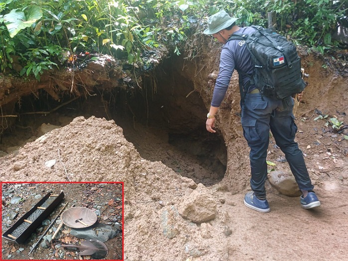 Las autoridades levantaron el informe correspondiente, actuando bajo las medidas legales y administrativas.  /  Fotocomposición: Diómedes Sánchez