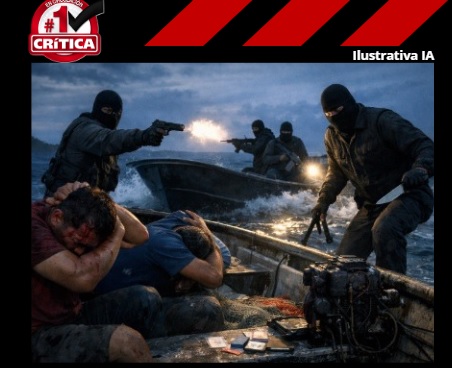 Eran unos cinco hombres que se acercaron a la embarcación con el rostro cubierto. 