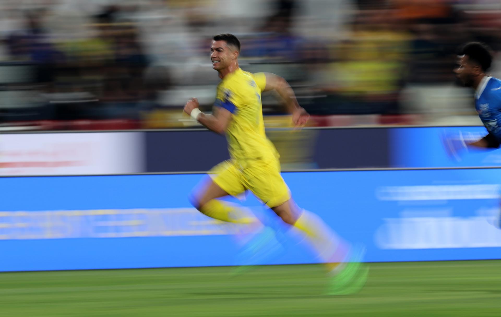 El delantero portugués Cristiano Ronaldo, jugador del Al Nassr saudí. /Foto: EFE