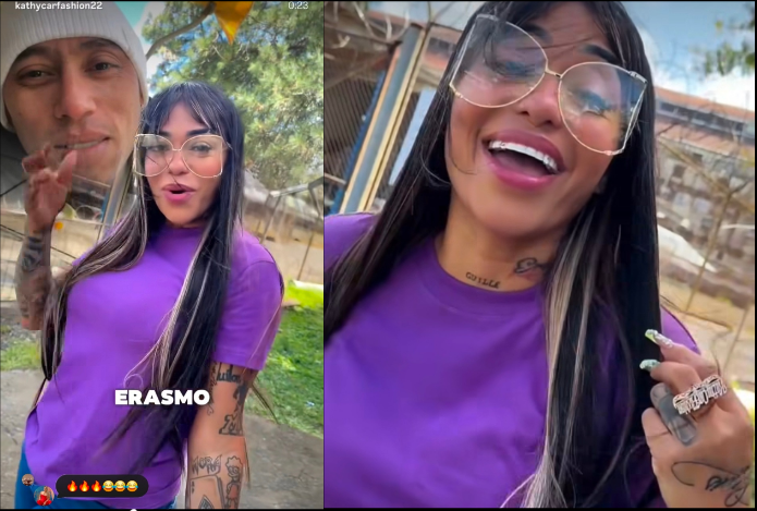 ¡Demencia!  Kathy Carfashion visitó a su macho en la cárcel y lo gozó 