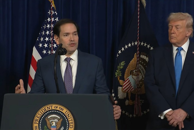 El jefe de la diplomacia estadounidense, Marco Rubio, y el director de la CIA, John Ratcliffe, mantuvieron el martes una reunión con el llamado Grupo de los Ocho, que incluye a los líderes republicanos y demócratas de la Cámara de Representantes y del Senado, para darles detalles sobre la política hacia Irán. Foto. Archivo