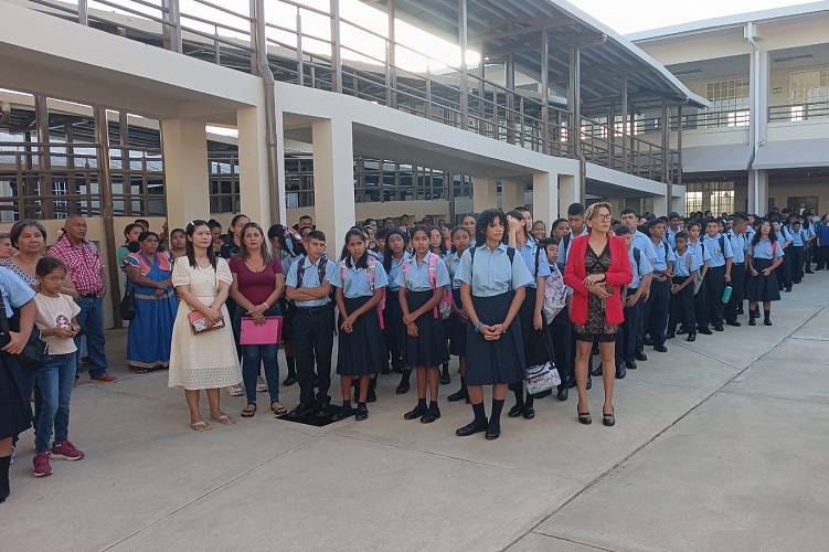 La apertura del bachillerato en La Arena responde al crecimiento poblacional que ha experimentado este corregimiento. Foto. Thays Domínguez