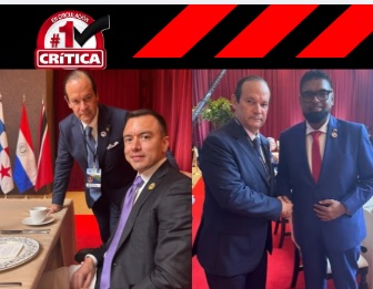 El canciller Javier Martínez Acha estuvo presente en este encuentro. 