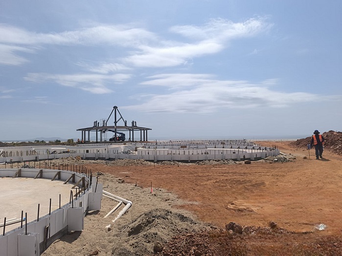 Los imputados fueron aprehendidos en los predios de un proyecto en desarrollo en el corregimiento de Punta Chame.  Foto: Eric Montenegro