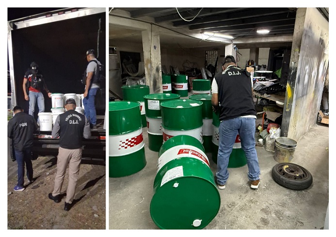 Los aprehendidos y los indicios fueron remitidos a las autoridades competentes para continuar con el proceso judicial.  /  Fotos: PN