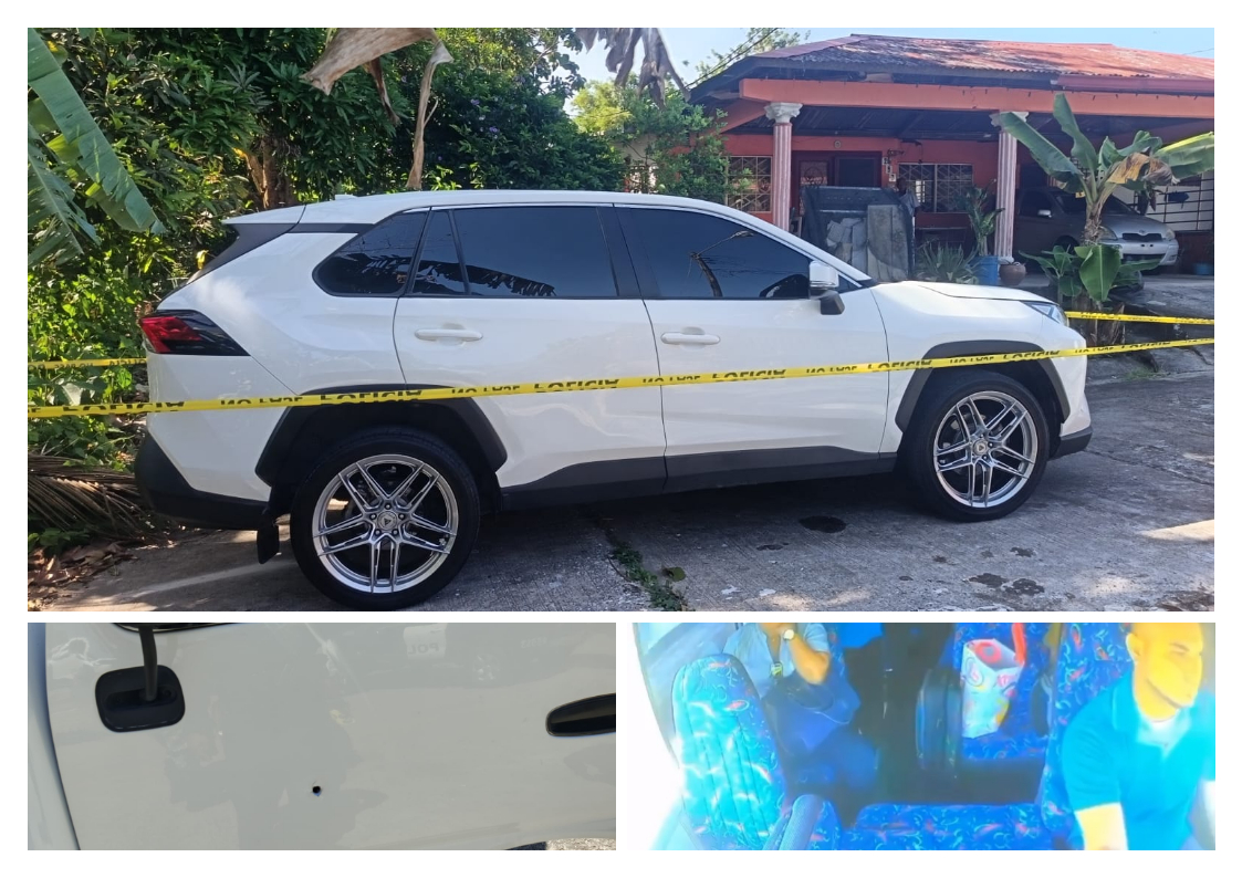 El vehículo fue recuperado en Burunga. / Fotos: PN