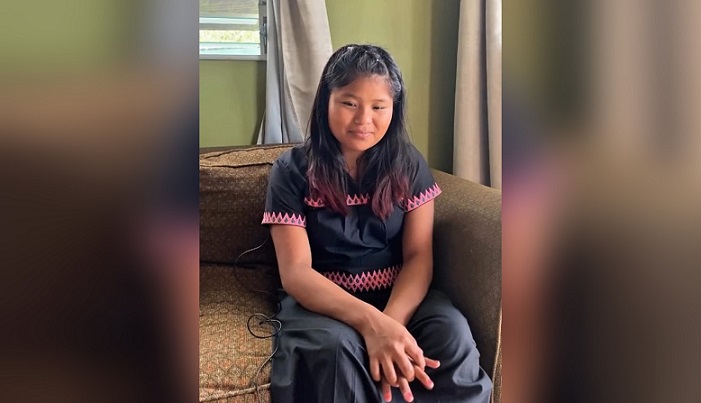 Kenibeth Saldaña Sánchez, madre de la bebé de nueve meses.  /  Imagen: La Voz de Veraguas