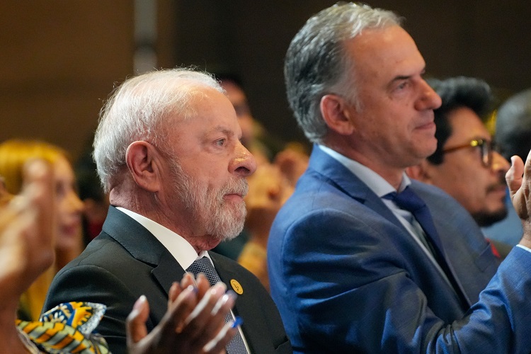 Luiz Inácio Lula da Silva, también dijo estar "extremadamente preocupado" porque el mundo hoy "vive la mayor concentración de conflictos desde la Segunda Guerra Mundial. Foto. EFE