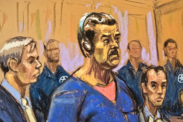 En su primera comparecencia, Nicolás Maduro se declaró "no culpable" y se definió a sí mismo como un "prisionero de guerra", tras haber sido capturado en Caracas a principios de año por fuerzas especiales estadounidenses. Foto. EFE