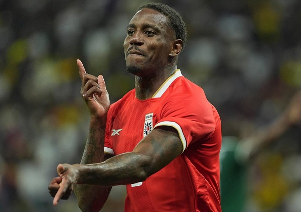 José 'Coto' Córdoba anotó el primer gol de Panamá. Foto: FPF