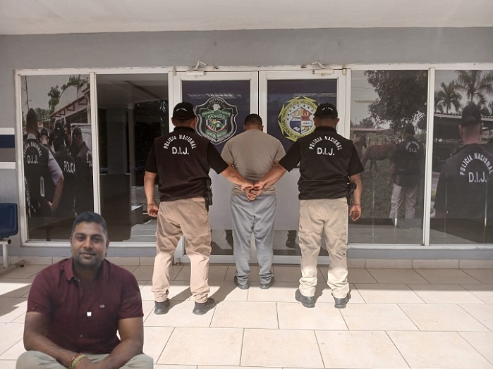 #sucesosCri Este sería el primer sospechoso que es aprehendido en Azuero, ya que los otros tres vinculados han sido retenidos en la ciudad de Panamá.