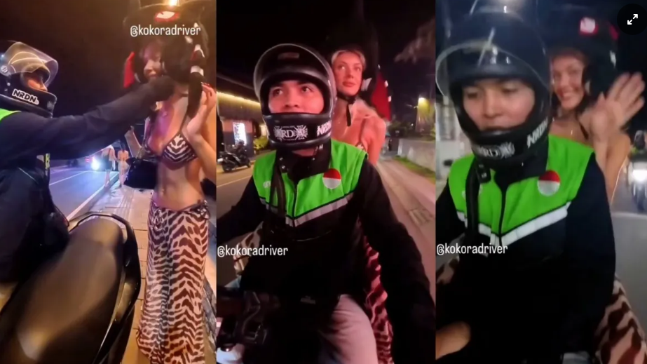 Ex Miss Universo aparece montando moto en Indonesia como otra mortal 