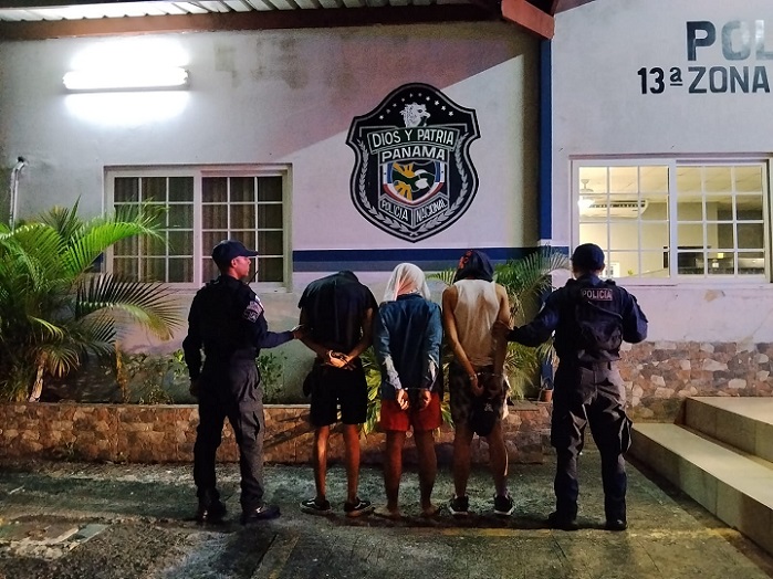 Uno de los delincuentes aprehendidos es menor de edad.  /  Foto: Eric Montenegro
